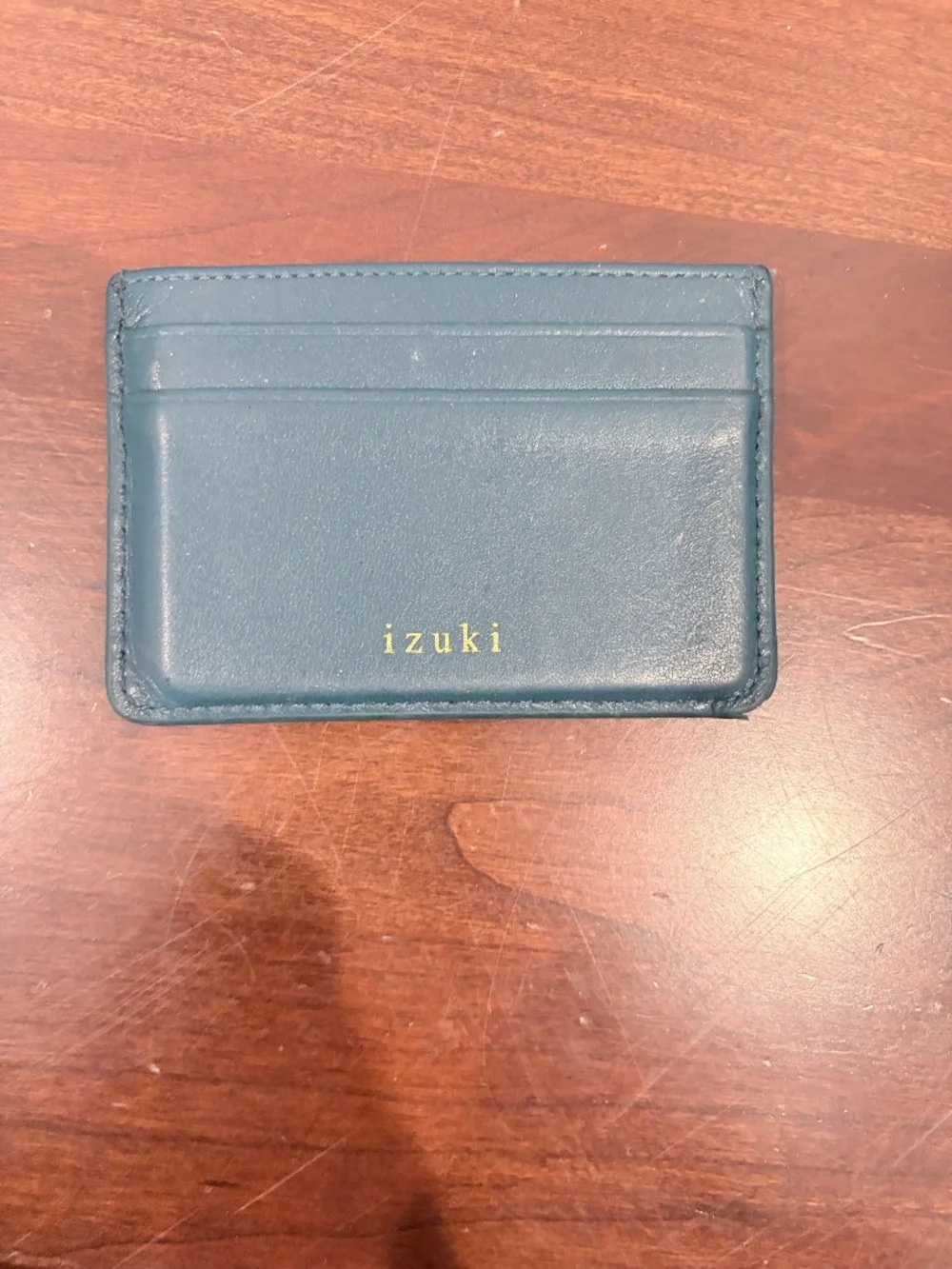 Izuki studios leather card holder